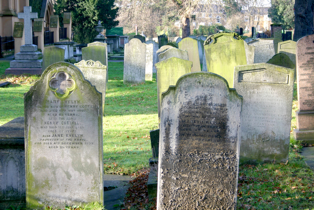 Old Cemetery in London Old Cemetery in London